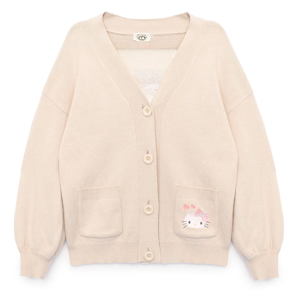 Hello Kitty JapanLA Floral Cardigan sold by Sanrio product image thumbnail 2