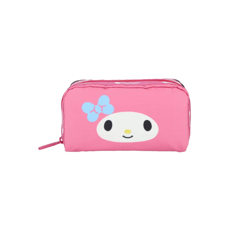 【LeSportsac】MY MELODY KUROMI SQUARE COSMETIC POUCH LeSportsac Square Cosmetic My Melody Kuromi Square