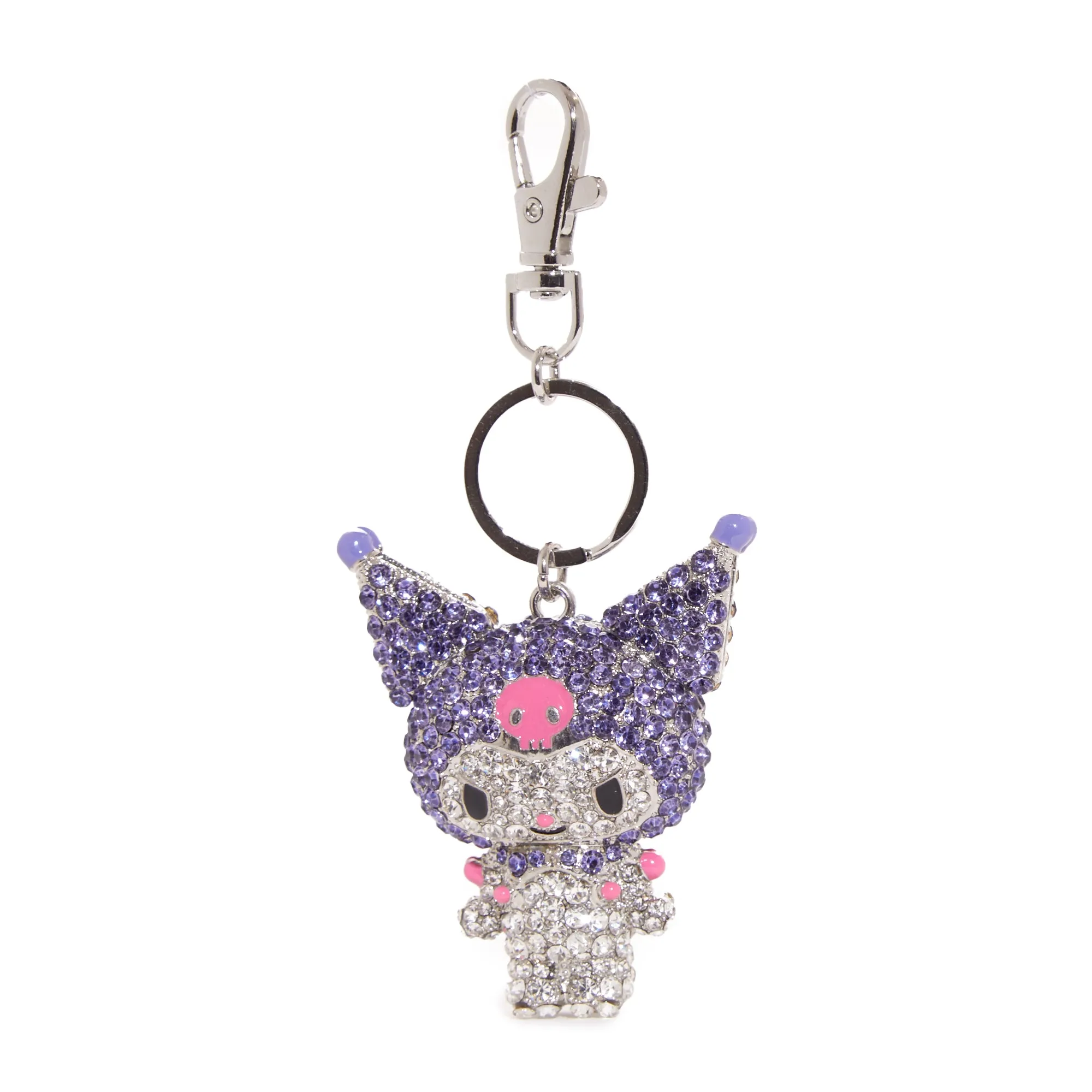 Kuromi Pave 3D Bling Keychain sold by Sanrio