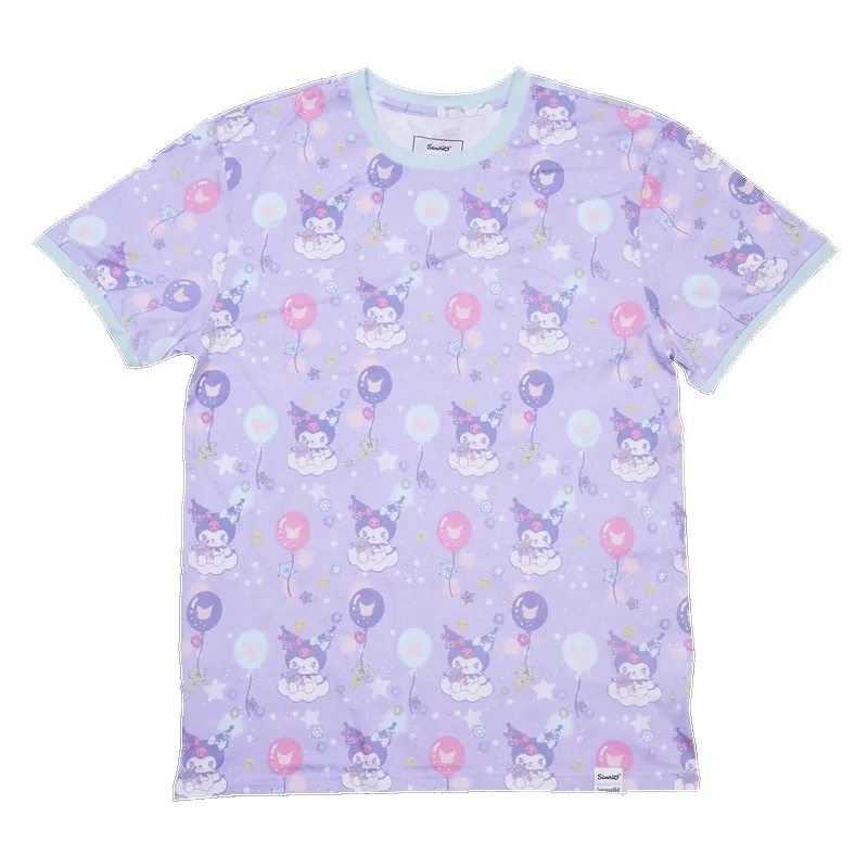 Kuromi x Loungefly Carnival Unisex Ringer Tee made by Loungefly