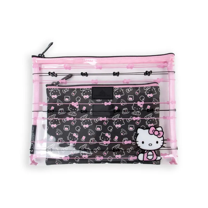 Hello Kitty x Impressions Slim Pouch Set (Black) sold by Sanrio