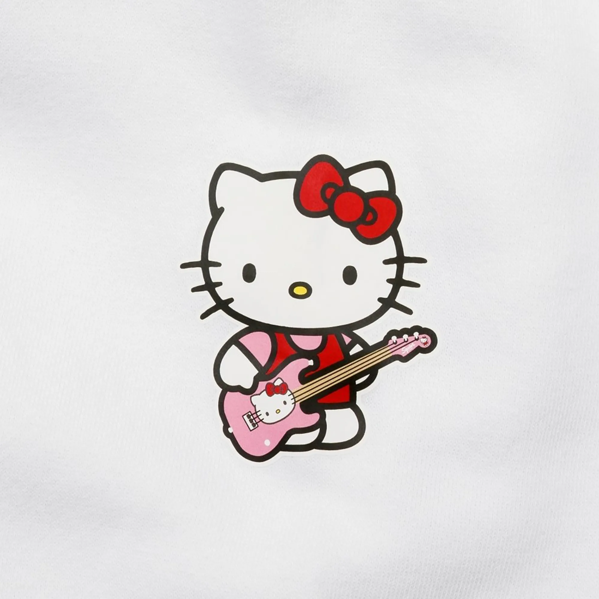 Hello Kitty x Fender White Sleeve Logo Hoodie sold by Sanrio product image thumbnail 2
