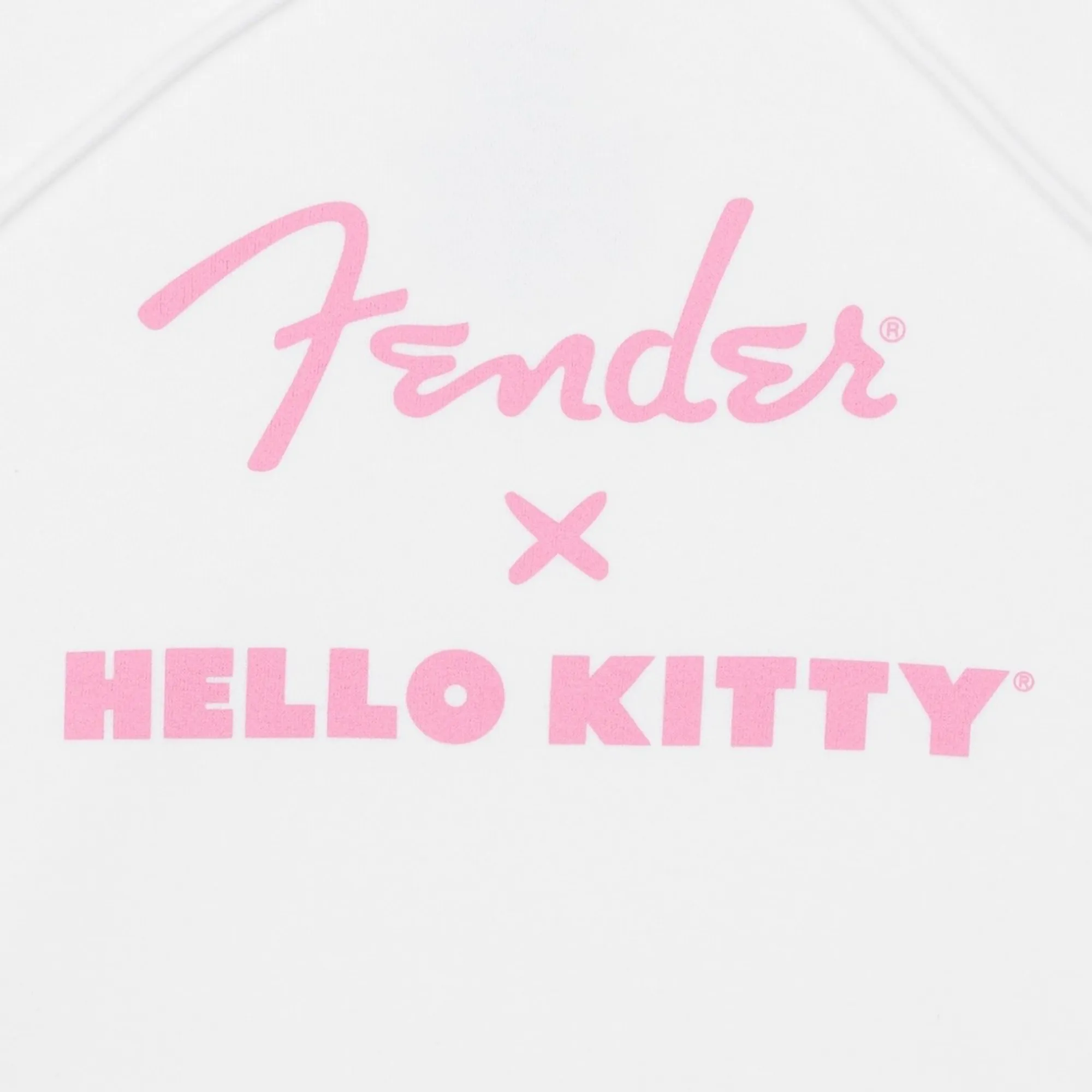 Hello Kitty x Fender White Sleeve Logo Hoodie sold by Sanrio product image thumbnail 3