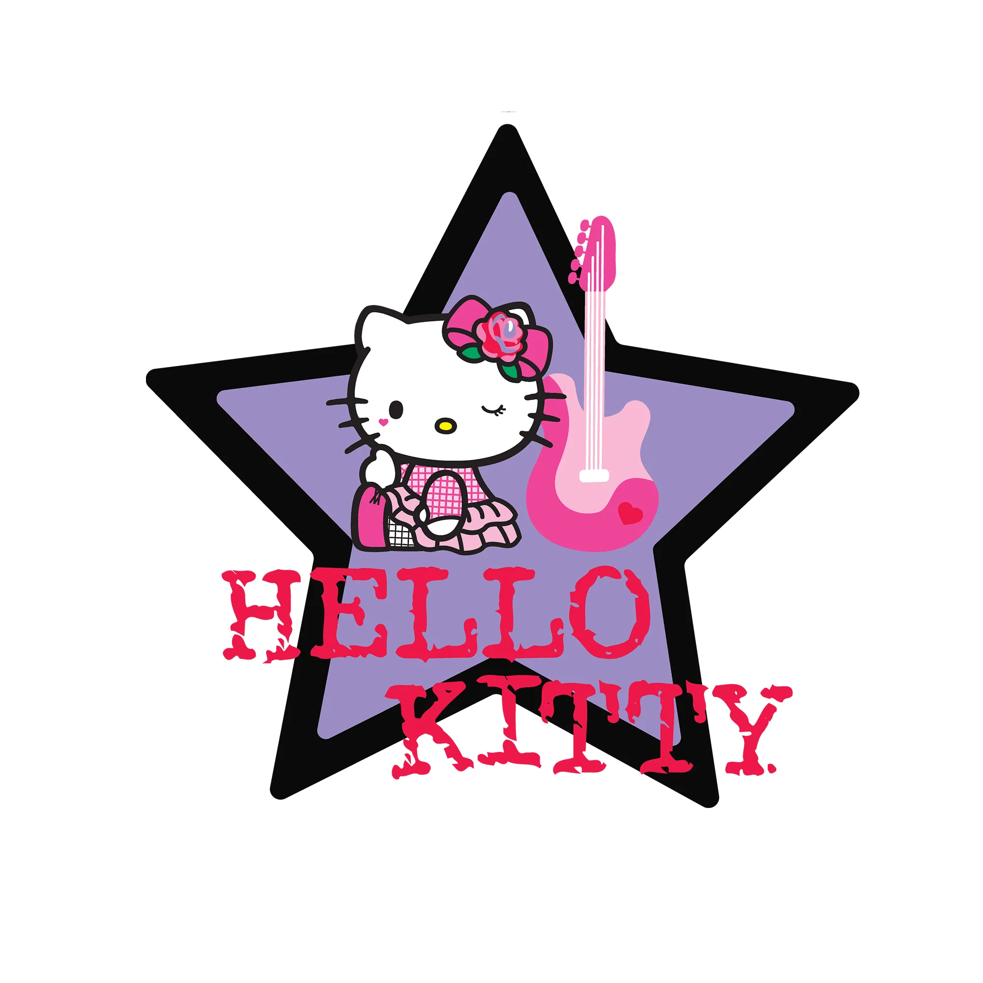 Hello Kitty Guitar Star Tee sold by Sanrio product image thumbnail 2