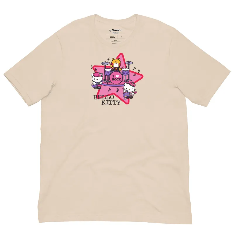 Hello Kitty I Love Rock Tee sold by Sanrio
