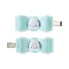 Pochacco 2-Piece Hair Clip Set (Quilted Ribbon) sold by Sanrio