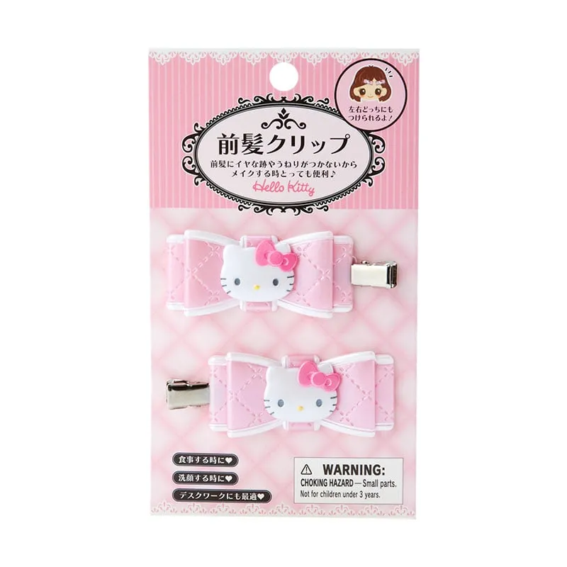 Hello Kitty 2-Piece Hair Clip Set (Quilted Ribbon) sold by Sanrio product image thumbnail 2