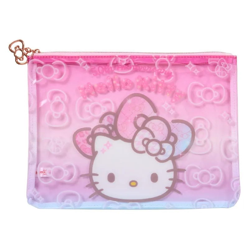 Hello Kitty 2-Piece Pouch Set 50th Anniv. (Fashionable Ribbons Series) sold by Sanrio product image thumbnail 2