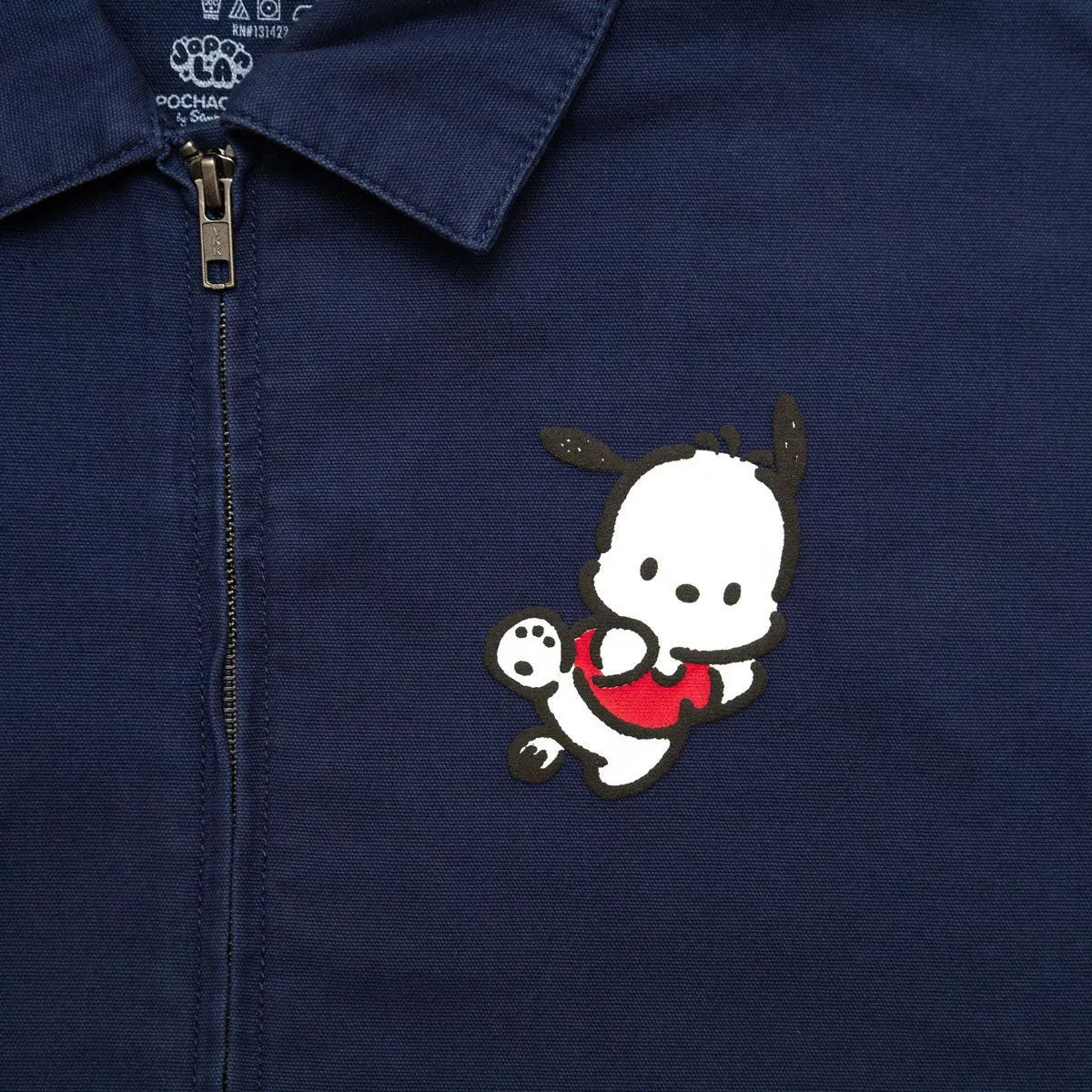 Pochacco x JapanLA Spirit Jersey Canvas Jacket sold by Sanrio product image thumbnail 3