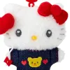 Hello Kitty Keychain Mascot Clip (Denim Patch Series) sold by Sanrio