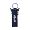 Kuromi Logo Keychain (Denim Patch Series) sold by Sanrio