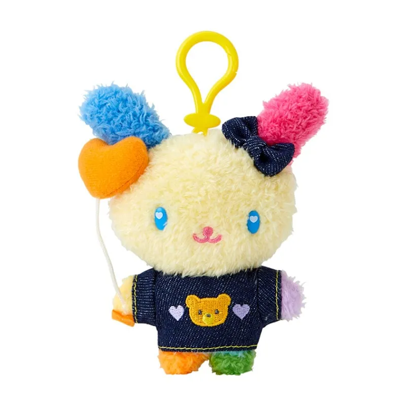 U*SA*HA*NA Keychain Mascot Clip (Denim Patch Series) sold by Sanrio