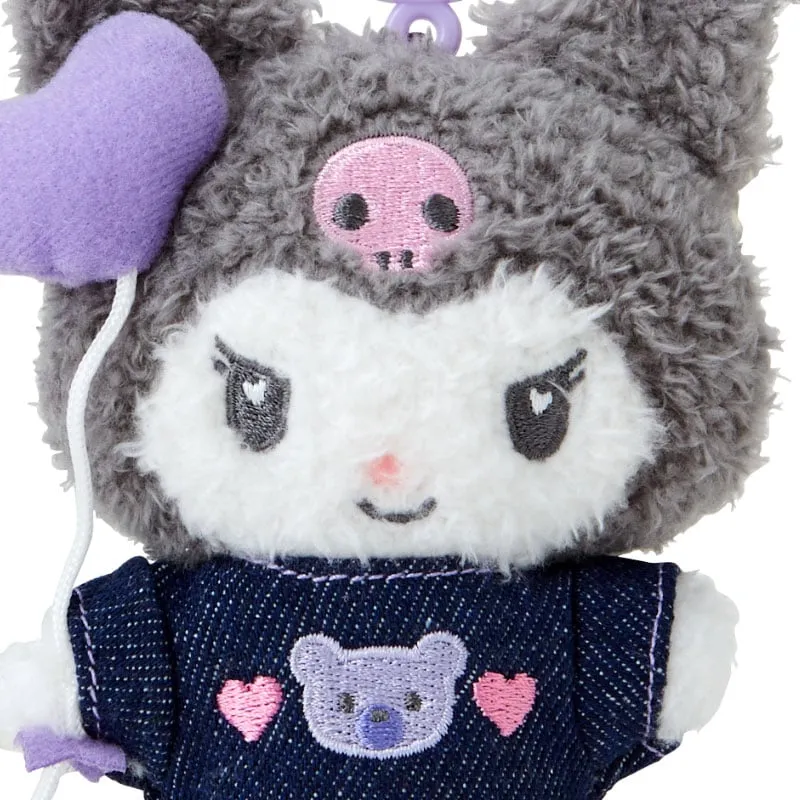 Kuromi Keychain Mascot Clip (Denim Patch Series) sold by Sanrio product image thumbnail 2