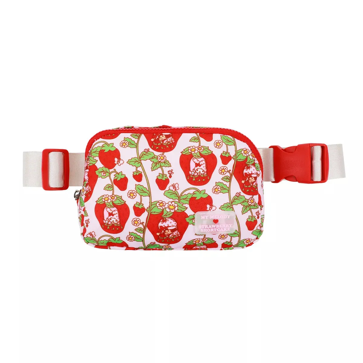My Melody x Strawberry Shortcake Fanny Pack sold by Sanrio