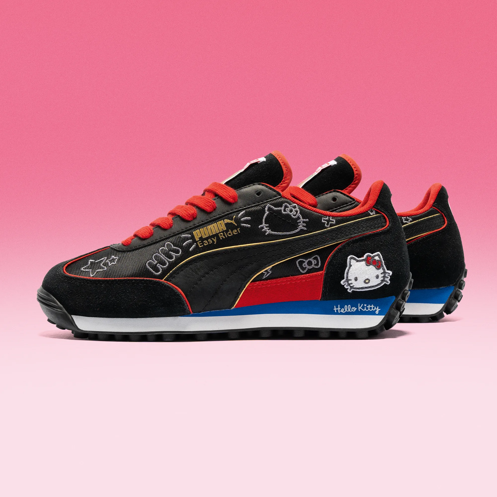 Hello Kitty x PUMA Easy Rider Goth Sneaker (Women's) sold by Sanrio product image thumbnail 4
