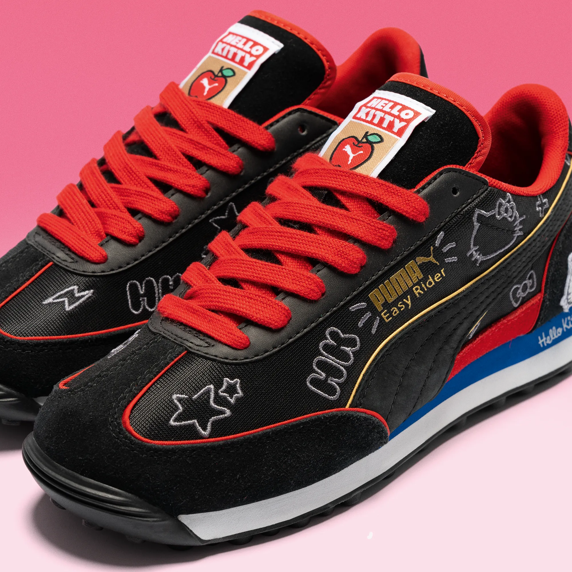 Hello Kitty x PUMA Easy Rider Goth Sneaker (Women's) sold by Sanrio product image thumbnail 3