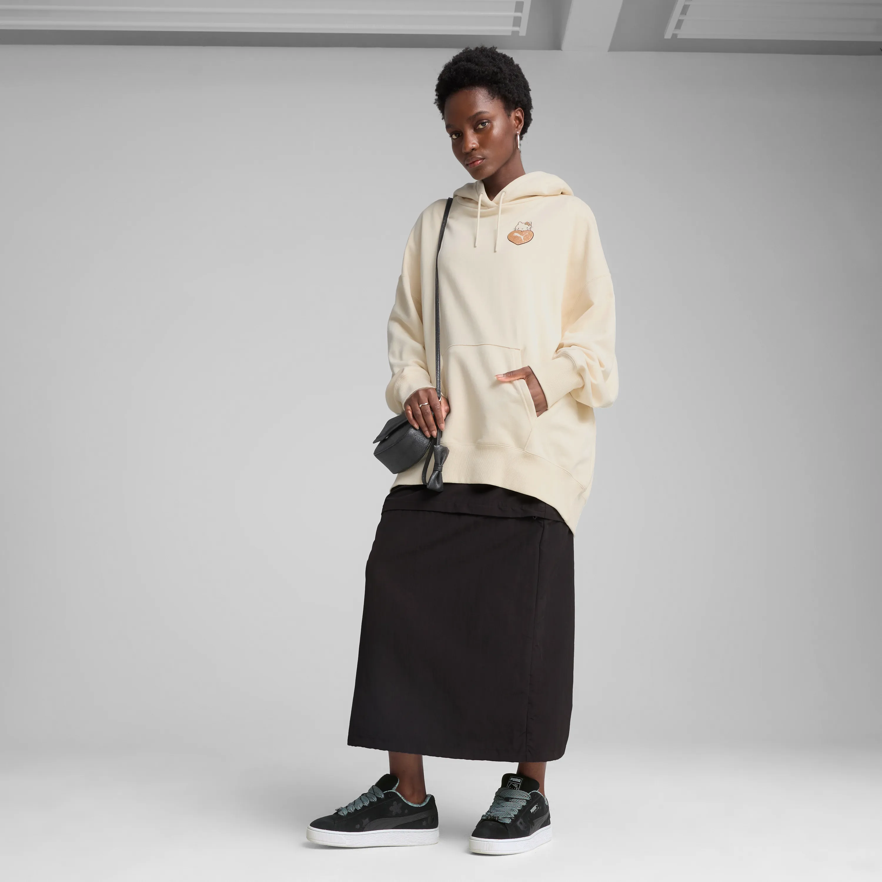 Hello Kitty x PUMA Graphic Oversized Hoodie (Alpine Snow) sold by Sanrio product image thumbnail 4