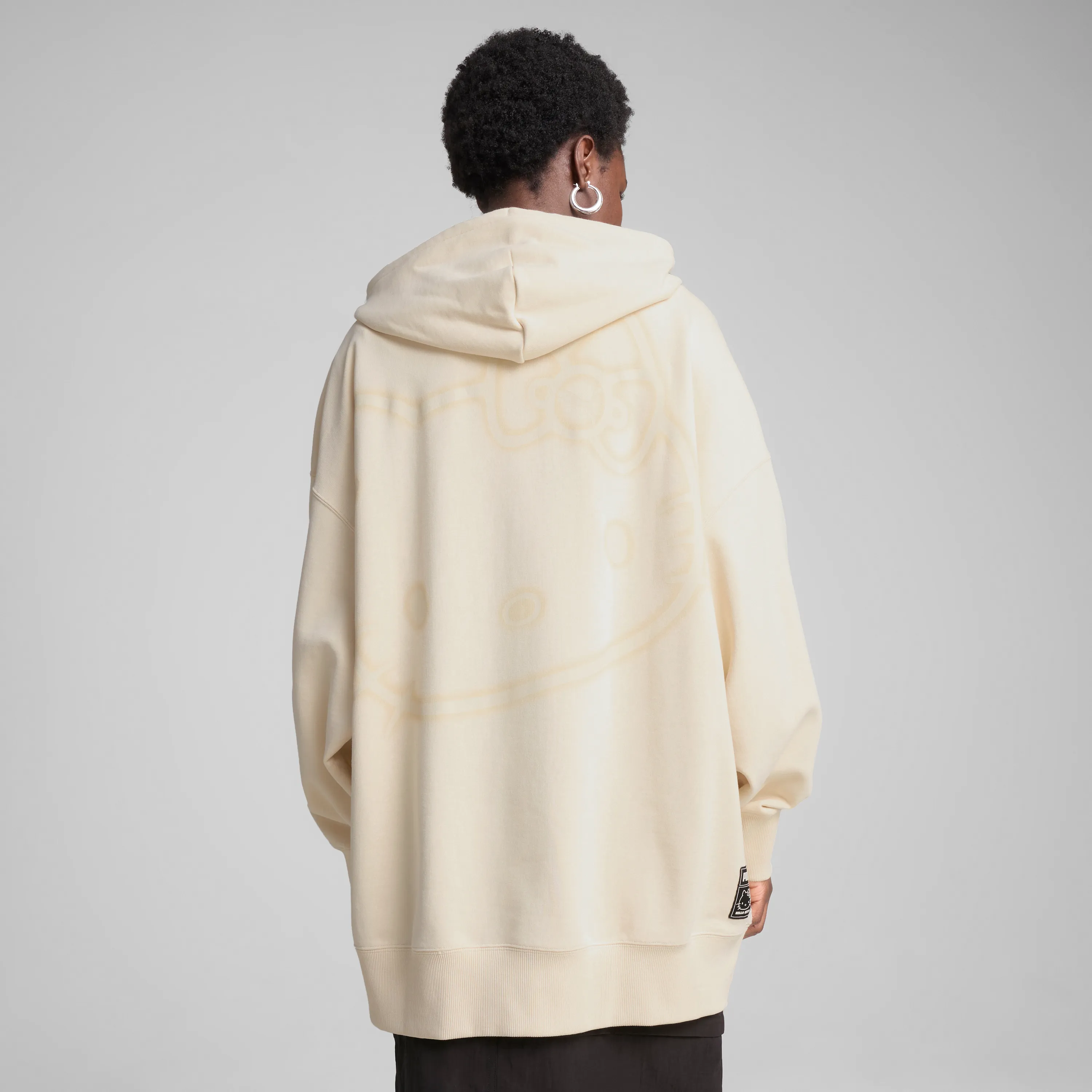 Hello Kitty x PUMA Graphic Oversized Hoodie (Alpine Snow) sold by Sanrio product image thumbnail 5