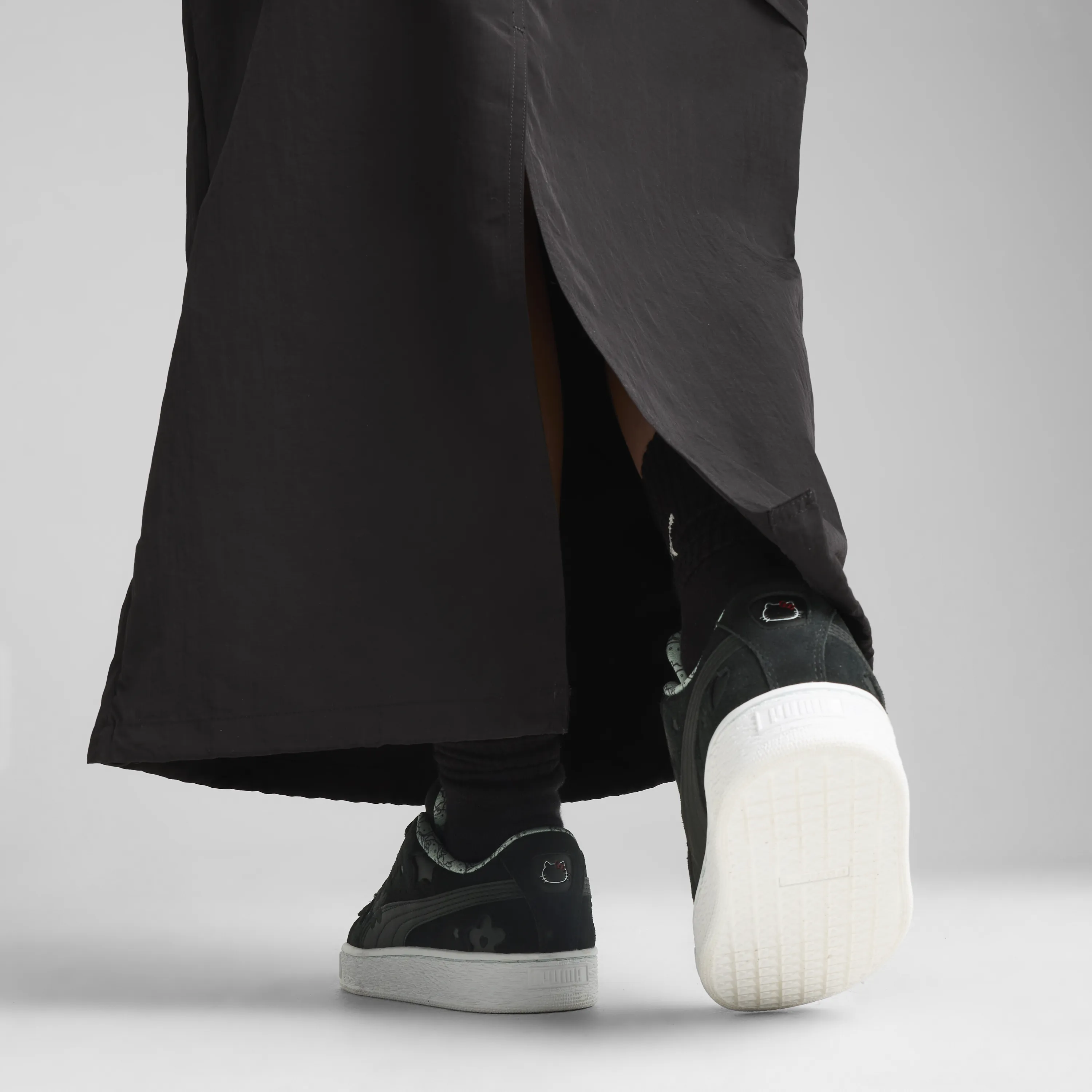 Hello Kitty x PUMA Woven Convertible Maxi Skirt (PUMA Black) sold by Sanrio product image thumbnail 3