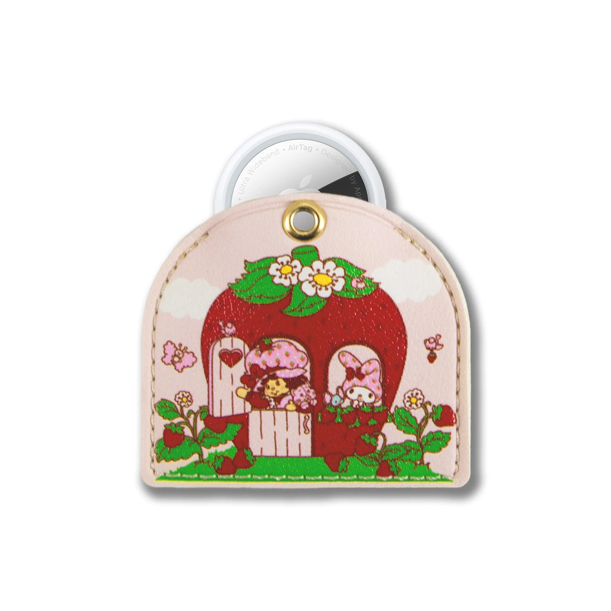 My Melody x Strawberry Shortcake AirTag Keychain sold by Sanrio product image thumbnail 3