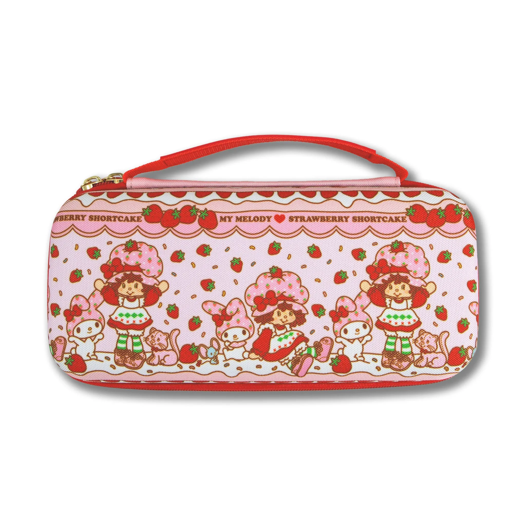 My Melody x Strawberry Shortcake Nintendo Switch Carrying Case sold by Sanrio