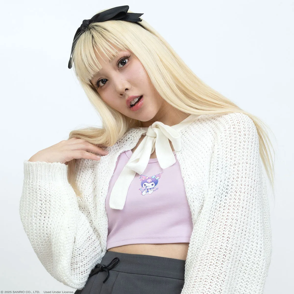 Kuromi JapanLA Crop Top sold by Sanrio product image thumbnail 2