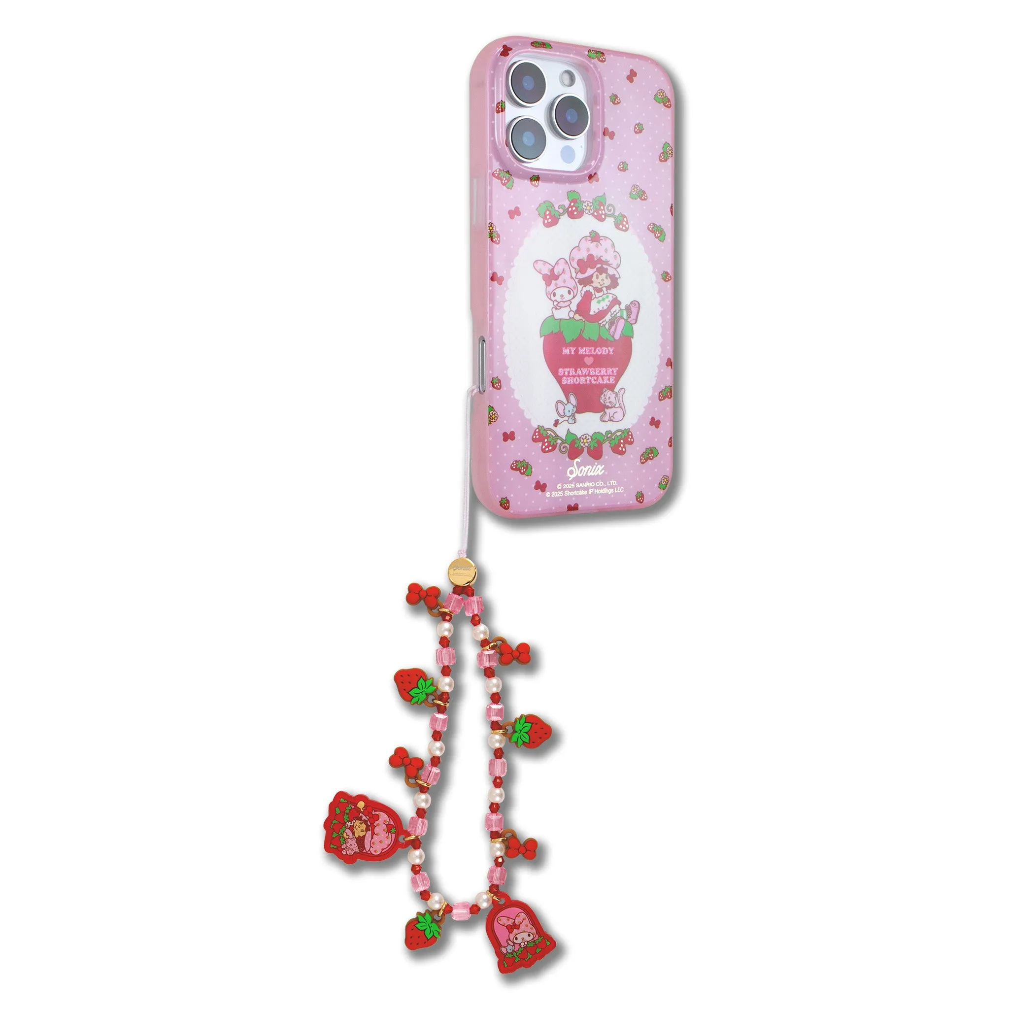 My Melody x Strawberry Shortcake Phone Beaded Wristlet sold by Sanrio product image thumbnail 2