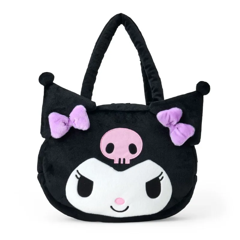 Kuromi Plush Face Tote Bag sold by Sanrio