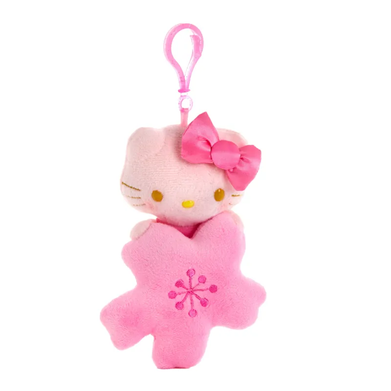 Hello Kitty Plush Mascot Clip (Blushing Sakura Series) sold by Sanrio