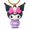 Kuromi Signature Keychain (Kimono Series) sold by Sanrio