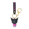 Kuromi Signature Keychain (Kimono Series) sold by Sanrio