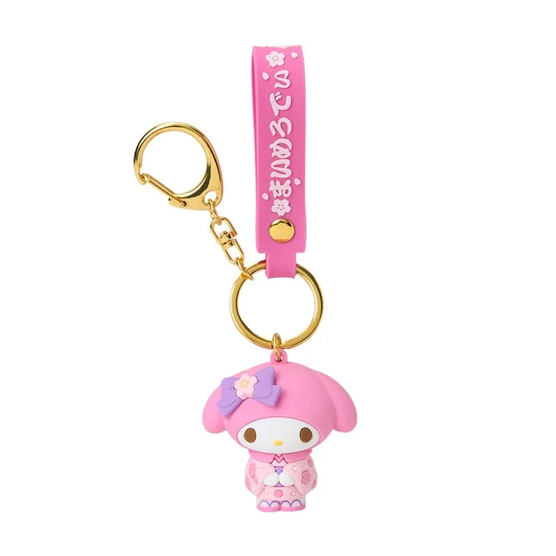 My Melody Signature Keychain (Kimono Series) sold by Sanrio