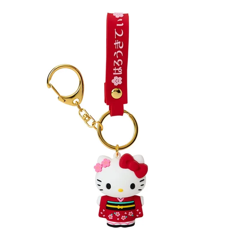 Hello Kitty Signature Keychain (Kimono Series) sold by Sanrio