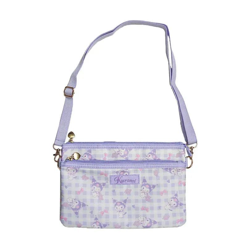 Kuromi Gingham Crossbody Bag sold by Sanrio