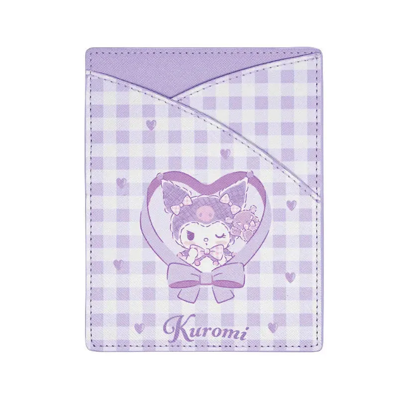 Kuromi Gingham Travel Wallet sold by Sanrio
