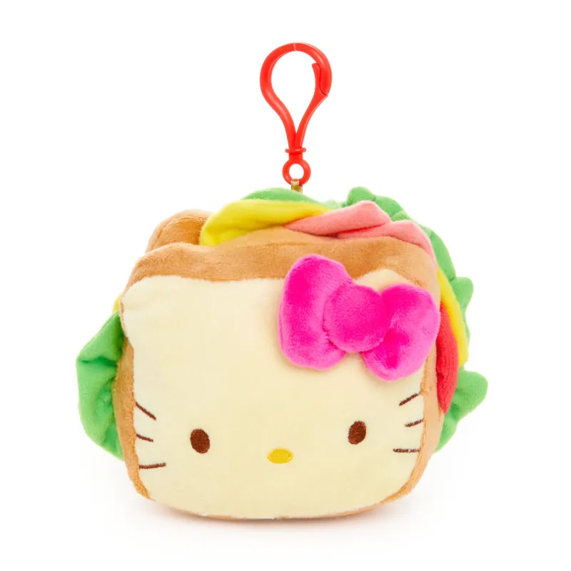 Hello Kitty Plush Mascot Clip (Sandwich) sold by Sanrio