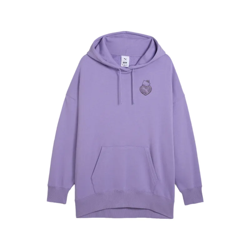 Hello Kitty x PUMA Graphic Oversized Hoodie (Lavender Alert) sold by Sanrio