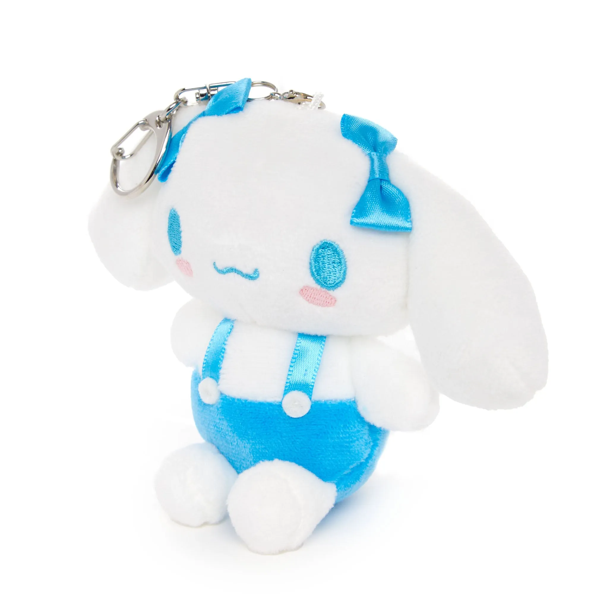 Cinnamoroll Plush Mascot Keychain (Blue Overalls) sold by Sanrio product image thumbnail 2