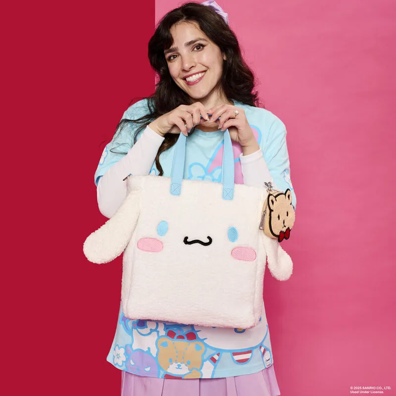 Cinnamoroll x Loungefly Sherpa Tote Bag With Coin Bag sold by Sanrio product image thumbnail 2