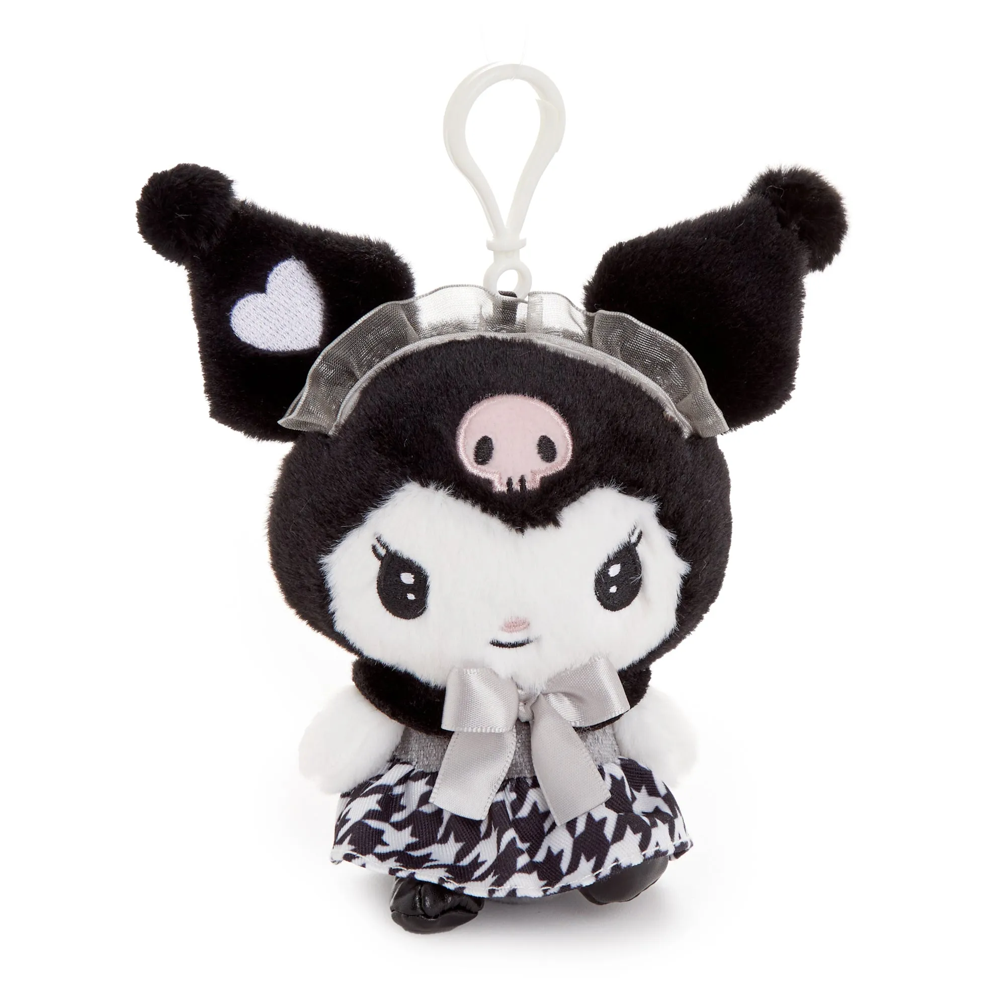 Kuromi Plush Mascot Charm (Frills Series) sold by Sanrio