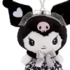 Kuromi Plush Mascot Charm (Frills Series) sold by Sanrio
