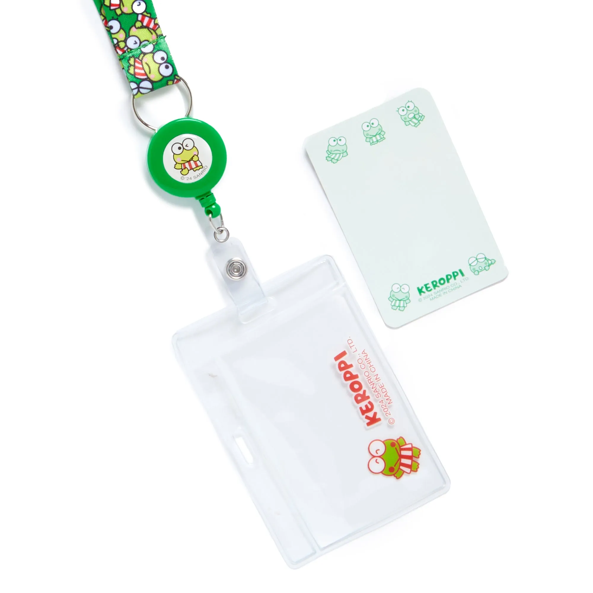 Keroppi ID Badge Holder (All-Over Series) sold by Sanrio product image thumbnail 2