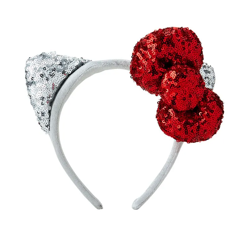 Hello Kitty Red Sequined Ear Headband sold by Sanrio