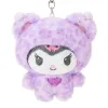 Kuromi Plush Mascot Keychain (Leopard Pals Series) sold by Sanrio