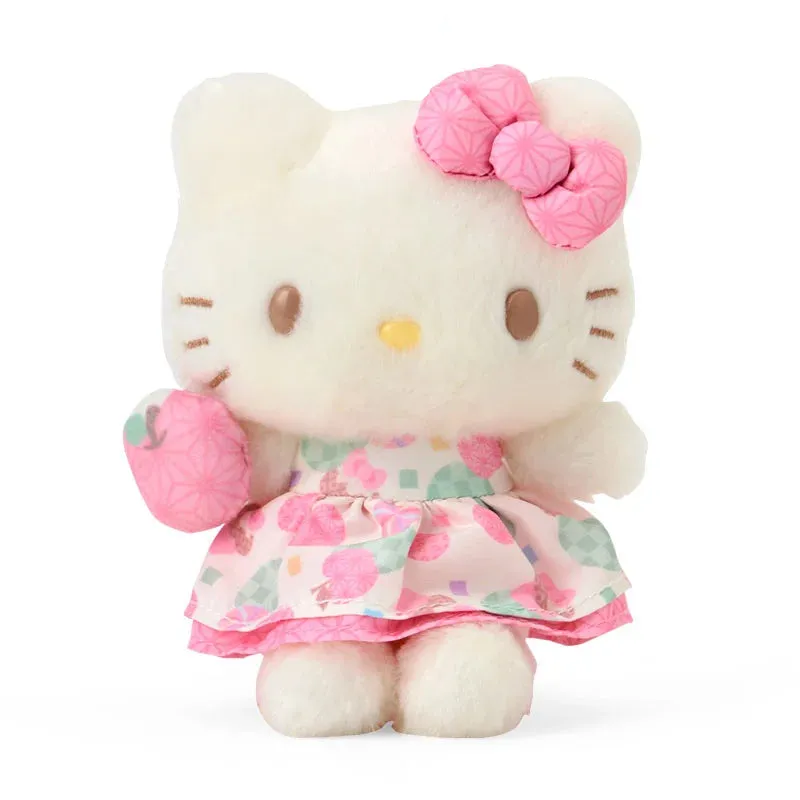 Hello Kitty Plush Mascot Keychain (Retro Pastel Series) sold by Sanrio