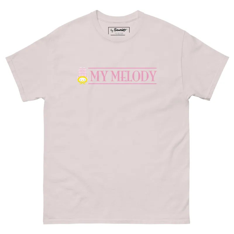 My Melody Gingham Logo Tee sold by Sanrio