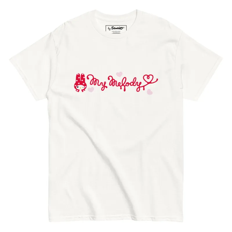My Melody Sweetheart Logo Tee sold by Sanrio