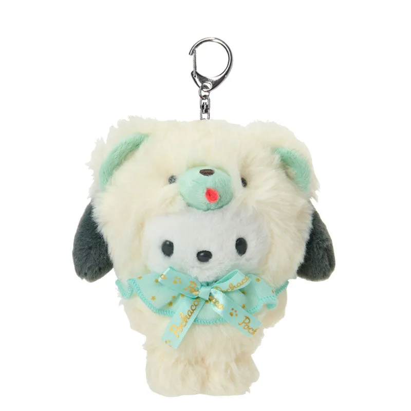 Pochaccco Plush Keychain Mascot (Fluffy Teddy Bear Series)  sold by Sanrio