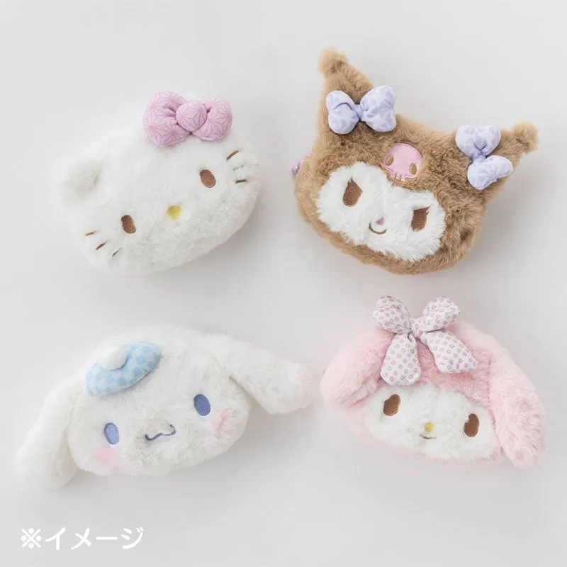 Kuromi Plush Mini Face Pouch (Retro Pastel Series) sold by Sanrio product image thumbnail 3