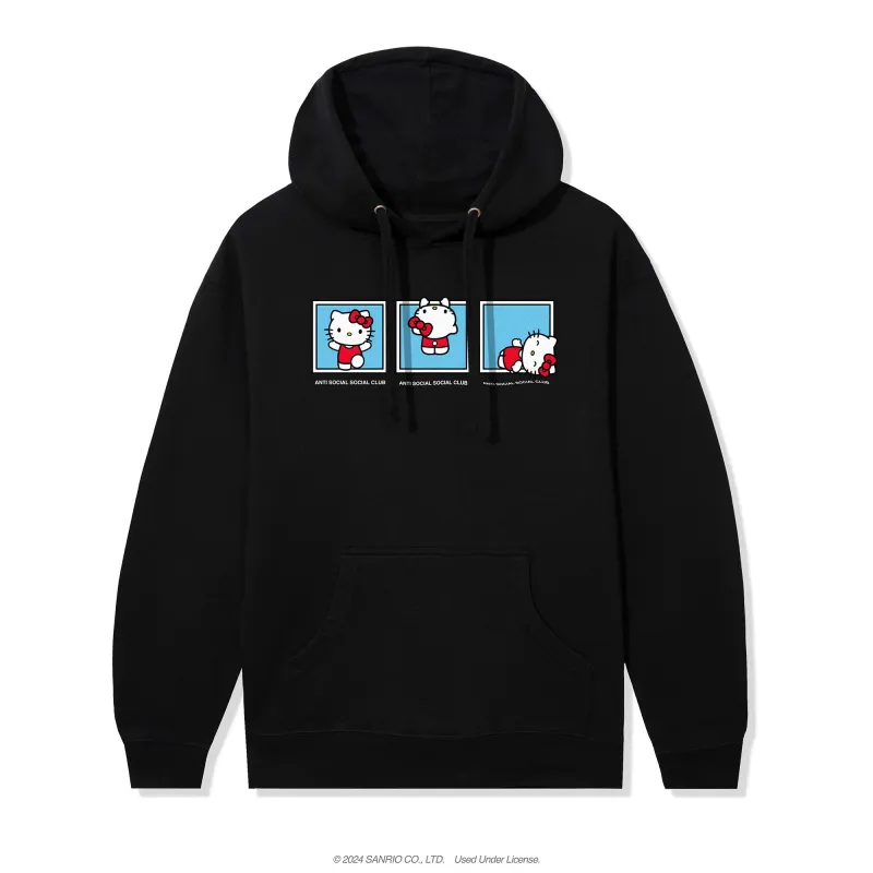 Anti Social Social Club x Hello Kitty Feel The Same Hoodie (Black) sold by Sanrio